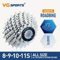 VG SPORTS vélo de route 8 9 10 11 vitesses Velocidade vélo roue libre 8v 9v 10v 11v 11-28T/32T/34T/36T vélo Cassette roue libre pignons