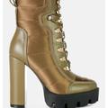 London Rag Scotch Ankle Boots - Brown - US-5 / UK-3 / EU-36