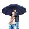10-Parapluie De Protection UV Pour Os, Parapluie En Vinyle Épais Et Résistant, Parapluie De Golf, Parapluie De Voyage D'affaires, Parapluie De Voiture, Parapluie Pliant Coupe-vent Et Imperméable