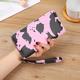 Women's Wallet Coin Purse Credit Card Holder Wallet PU Leather Shopping Daily Tassel Waterproof Lightweight Durable Cow Print Black / White Dark Red Pink