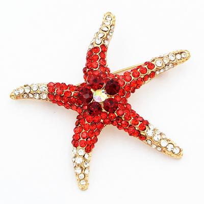 Women's Brooches Geometrical Star Fashion Brooch Jewelry Black White Pink For Party Date Beach
