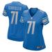 Women's Nike Michael Schofield Blue Detroit Lions Game Jersey