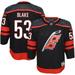 Jackson Blake Youth Black Carolina Hurricanes Home Premier Custom Jersey