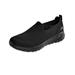 Draper's & Damon's Women's Skechers GOwalk Joy Slip-Ons - Black - 6 - Medium