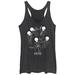 Women's Mad Engine Heather Black Star Wars Simple Cantina Band Graphic Racerback Tank Top