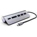 Satechi Type-C Aluminum USB Hub & Card Reader space gray - Satechi