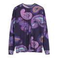 Rassvet, Tops, female, Purple, M, Paisley Print LS T-Shirt - S