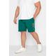 Size 50 Mens Jack & Jones Big & Tall Green Logo Jogger Shorts Big & Tall