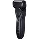 Panasonic ESRT37K Wet & Dry 3-Blade Men's Shaver with 2-Pin Plug - Black