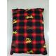 (Extra large Complete Bed(Cover+Cushion), Happy Dog Red) LARGE & Extra Large Dog Bed - Washable Zipped