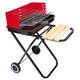 Outsunny Foldable Charcoal Trolley Barbecue BBQ Grill Cooker Smoker