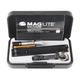 (Black) Maglite Solitaire Torch 1 X Aaa. Gift Boxed with Battery. Spare Bulb Included