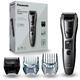 Panasonic ER-GB80 Wet and Dry Electric Beard, Hair and Body Trimmer for Men, 18 x 5.2 x 4.3 cm, Grey, 330 g, ER-GB80-H511, UK 2 Pin Plug