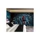 (Woven paper (need glue), XL 208cm x 146cm (WxH)(82''x58'')) 3D Spider-Man 2 Wallpaper Mural Wall Mural Wall Murals Removable Wallpaper