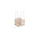 MAMOI baby swing set, wooden swing, ideal as baby swing outdoor, garden swing, indoor swing. 2 in 1 swing set, 3 in 1 swing that grows with kid,