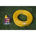 15m Professional Gold Garden Hose Pipe & 4 Fittings