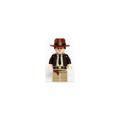LEGO Indiana Jones Dark Brown Jacket With Tie Minifigure from 77012