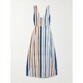 Emporio Sirenuse - + Net Sustain Nellie French Striped Cotton Maxi Dress - Blue