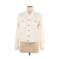 J.Crew Mercantile Denim Jacket: Ivory Jackets & Outerwear - Women's Size Large