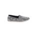 TOMS Flats: Gray Acid Wash Print Shoes - Women's Size 9 1/2