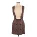 Maeve by Anthropologie Casual Dress - Mini: Brown Jacquard Dresses - Women's Size 6