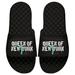 Unisex ISlide Sabrina Ionescu Black New York Liberty Stack Nickname Slide Sandals