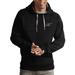 Men's Antigua Black Delaware State Hornets Victory Pullover Hoodie