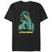 Men's Mad Engine Darth Vader Black Star Wars Endor Forest Graphic T-Shirt