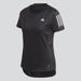 Adidas Tops | Adidas Own The Run Tee Size Xs Women Black And White | Color: Black/White | Size: Xs