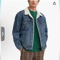 Levi's Jackets & Coats | Levi’s Mens Sherpa Trucker Jean Jacket Blue Size Xxl | Color: Blue | Size: Xxl