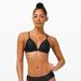 Lululemon Athletica Swim | Lululemon Waterside Swim Top *A/B Cups Black Nwt Size 8 | Color: Black | Size: 8