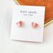Kate Spade Jewelry | Kate Spade Gold Pink Heritage Spade Heart Stud Earrings | Color: Gold | Size: Os