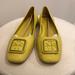 Tory Burch Shoes | Brand New Never Worn Tory Burch Georgia Ballet Leather Flats. Zesty Lime | Color: Green/Yellow | Size: 7.5