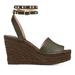 Kate Spade Shoes | Kate Spade Wedge "New" | Color: Brown/Green | Size: 7.5