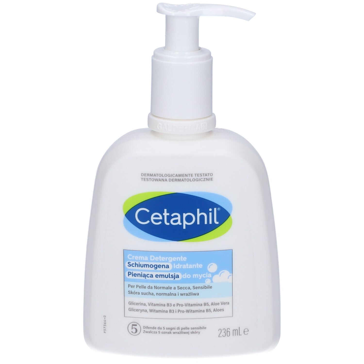 Cetaphil Crema Detergente Schiumogena Idratante 236 Ml ml