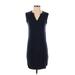 Athleta Casual Dress - Sheath: Blue Solid Dresses - Women's Size X-Small