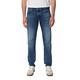 5-Pocket-Jeans MARC O'POLO "aus stretchigem Bio-Baumwoll-Mix" Gr. 31 32, Länge 32, blau Herren Jeans