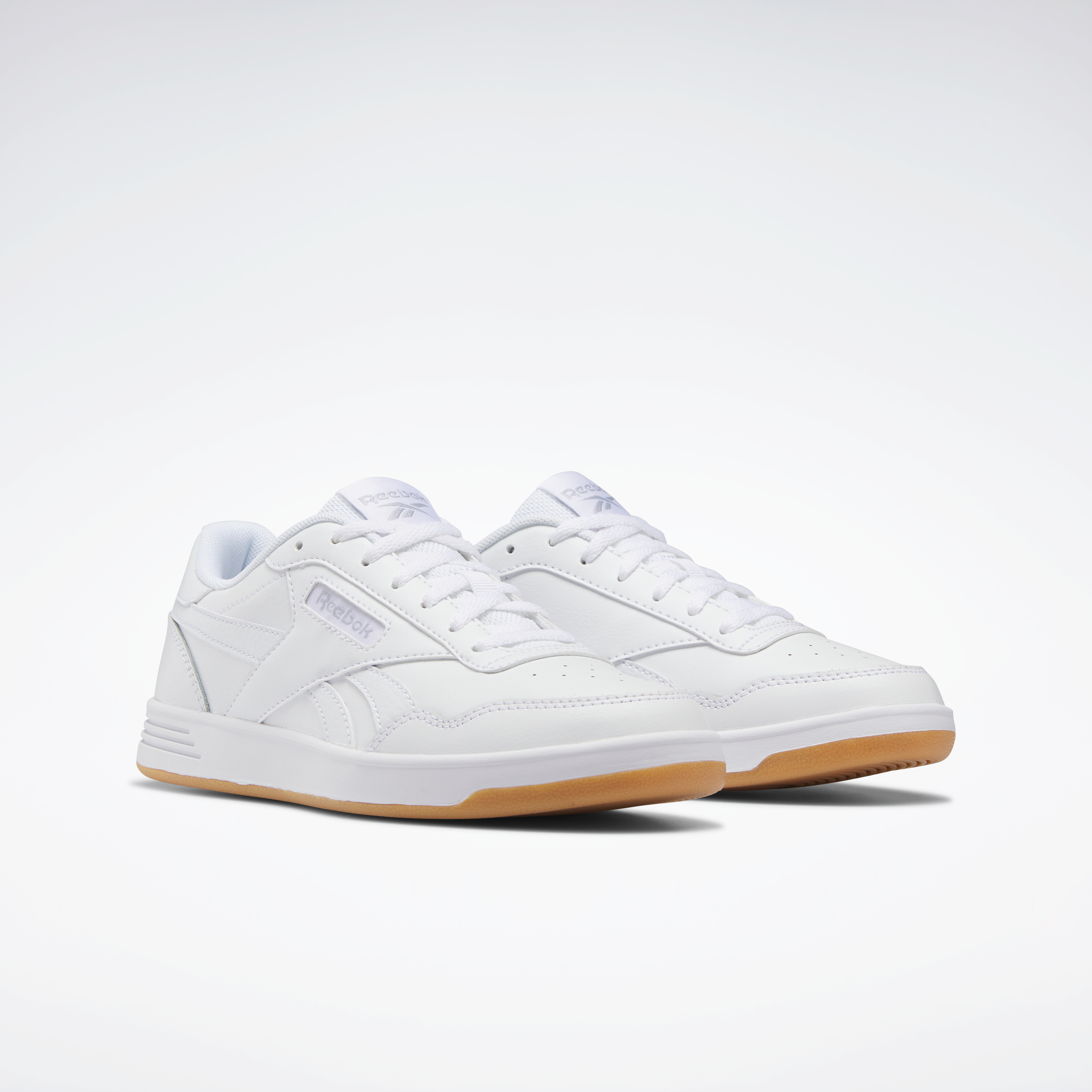 Sneaker REEBOK CLASSIC "REEBOK COURT ADVANCE", Damen, Gr. 41, weiß (weiß, gum), Synthetik, Schuhe Sneaker