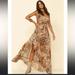 Free People Dresses | New Free People Forever Yours Maxi Dress Size Small Nwot Retail 109.00 | Color: Brown/Cream | Size: S