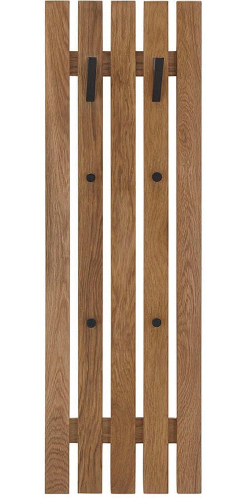 Garderobenpaneel MCA FURNITURE "BANTRY Garderobenpaneel W3-5", beige (naturfarben), B:38cm H:120cm T:14cm, Massivholz, Garderobenpaneele, Garderobenpaneel, Leisten