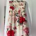 Urban Outfitters Dresses | Beautiful Urban Outfitters Strapless Floral Dress Floral Pattern Size Small | Color: Red/White | Size: S