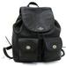 Coach Bags | Coach Rucksack Backpack Peppled Leather Black F29008 Men's Women's | Color: Black | Size: Os