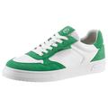 Sneaker TAMARIS Gr. 38, grün (grün, weiß) Damen Schuhe Sneaker mit praktischem Wechselfußbett, Freizeitschuh, Halbschuh, Schnürschuh