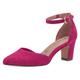 Spangenpumps TAMARIS Gr. 36, pink Damen Schuhe Pumps Abendschuh, Festtagsschuh, Blockabsatz, mit Klettverschluss