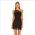 Free People Dresses | Free People Bodycon Sexy Black Lace Dress Medium | Color: Black | Size: M