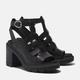 Sandale TIMBERLAND "ALLINGTON HEIGHTS FISHERMAN SANDAL" Gr. 37,5 (6,5), blk full gra Schuhe Sandalen