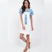 Anthropologie Dresses | Anthropology Sister Mary Mary Embroidered Dress Nwt L | Color: Blue/White | Size: L