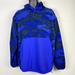 Adidas Shirts | Adidas Adventure Mens Xl Hoodie Sweatshirt Fleece Blue Black Camo Pullover | Color: Black/Blue | Size: Xl