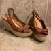 Nine West Shoes | Nine West Platform Wedge Sandals | Color: Brown | Size: 6