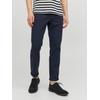 Chinos JACK & JONES "JPSTMARCO JJFURY ANA", Herren, Gr. 29, Länge 32, blau (navy blazer), Web, Obermaterial: 98% Baumwolle, 2% Elasthan, unifarben, modisch, slim fit normal, Hosen
